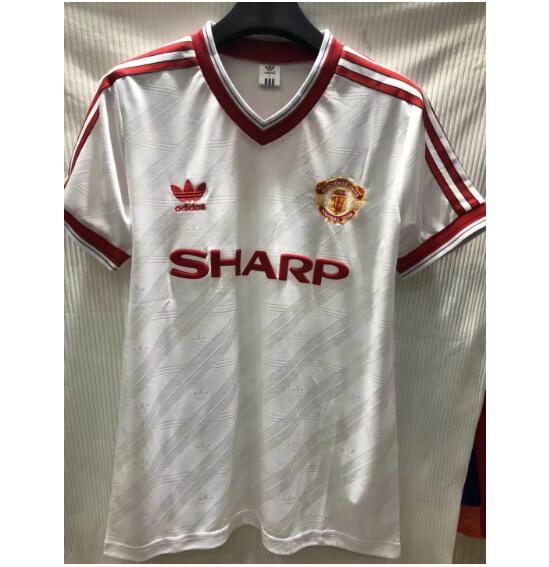 1986 Manchester United Retro Away Kit Soccer Jersey